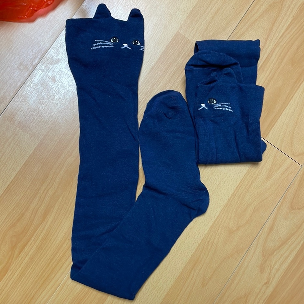 NWOT Japanese knee high winter tights